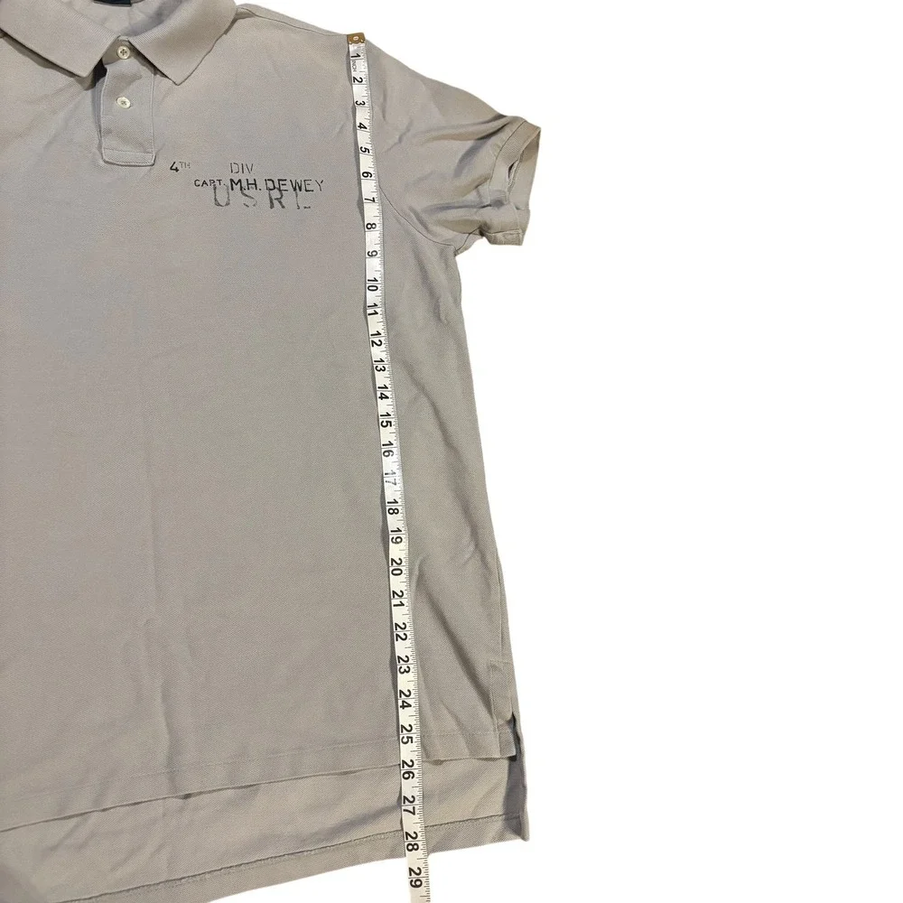Polo Ralph Lauren Custom Fit Polo Shirt 4th‎ Div Aircrewman Mens Large